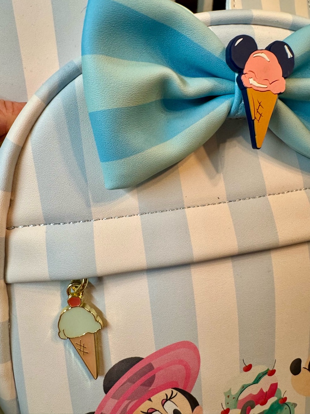 Loungefly Disney Parks Beach Club Resort Ice Cream Minnie & Mickey
Mini Backpack - Picture 6 of 15